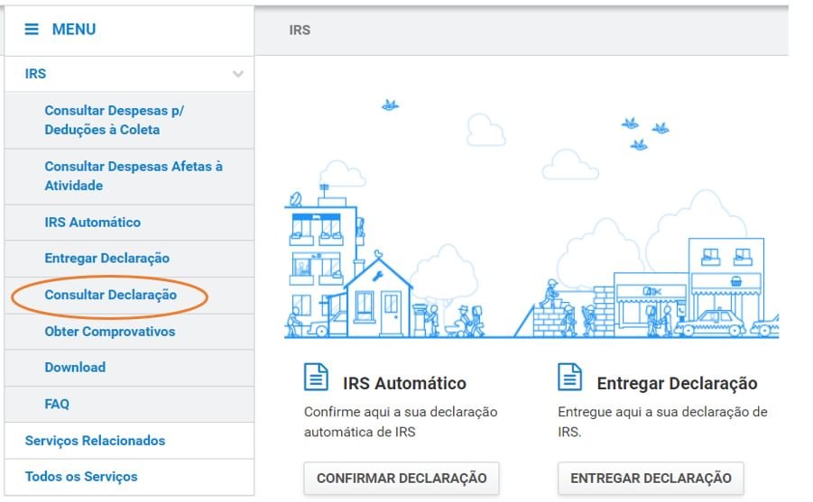 Como consultar o reembolso ou pagamento do IRS Economias