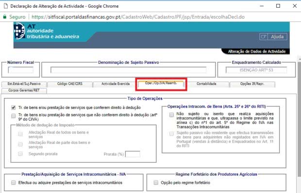 Prestação de serviços intracomunitária iva