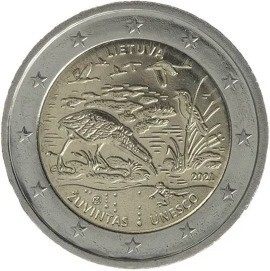 moeda 2 euros Lituânia 2021